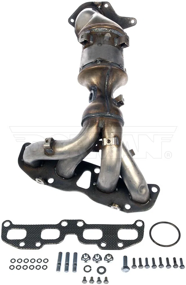 673-933 – DORMAN Catalytic Converter, OE Replacement 4 Inch Converter Body Length Stainless Steel 16.2 Inch Overall I...
